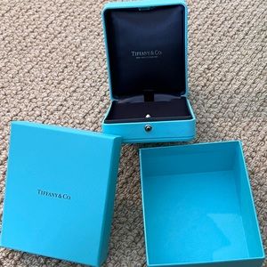 Empty Tiffany necklace box